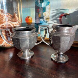 Vintage Universal Landers Frary Creamer Sugar Cottagecore Grandma Heritage 1920s